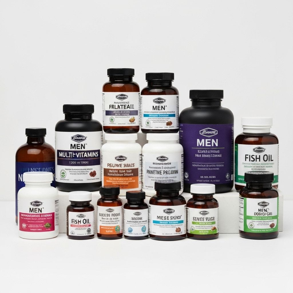 Men's supplements collection